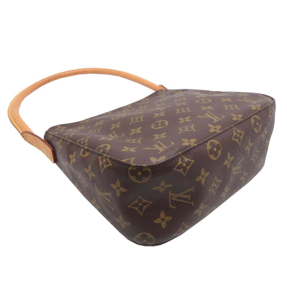 LOUIS VUITTON Authentic Brown Monogram Looping MM Shoulder Bag - Picture 3 of 10